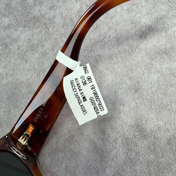 Gucci Sunglasses GG0142SA 002 Women S Havana Gucci Eyewear - Picture 9 of 11